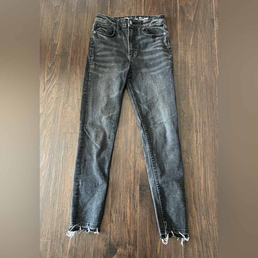 GAP Black and Green Denim Jeans